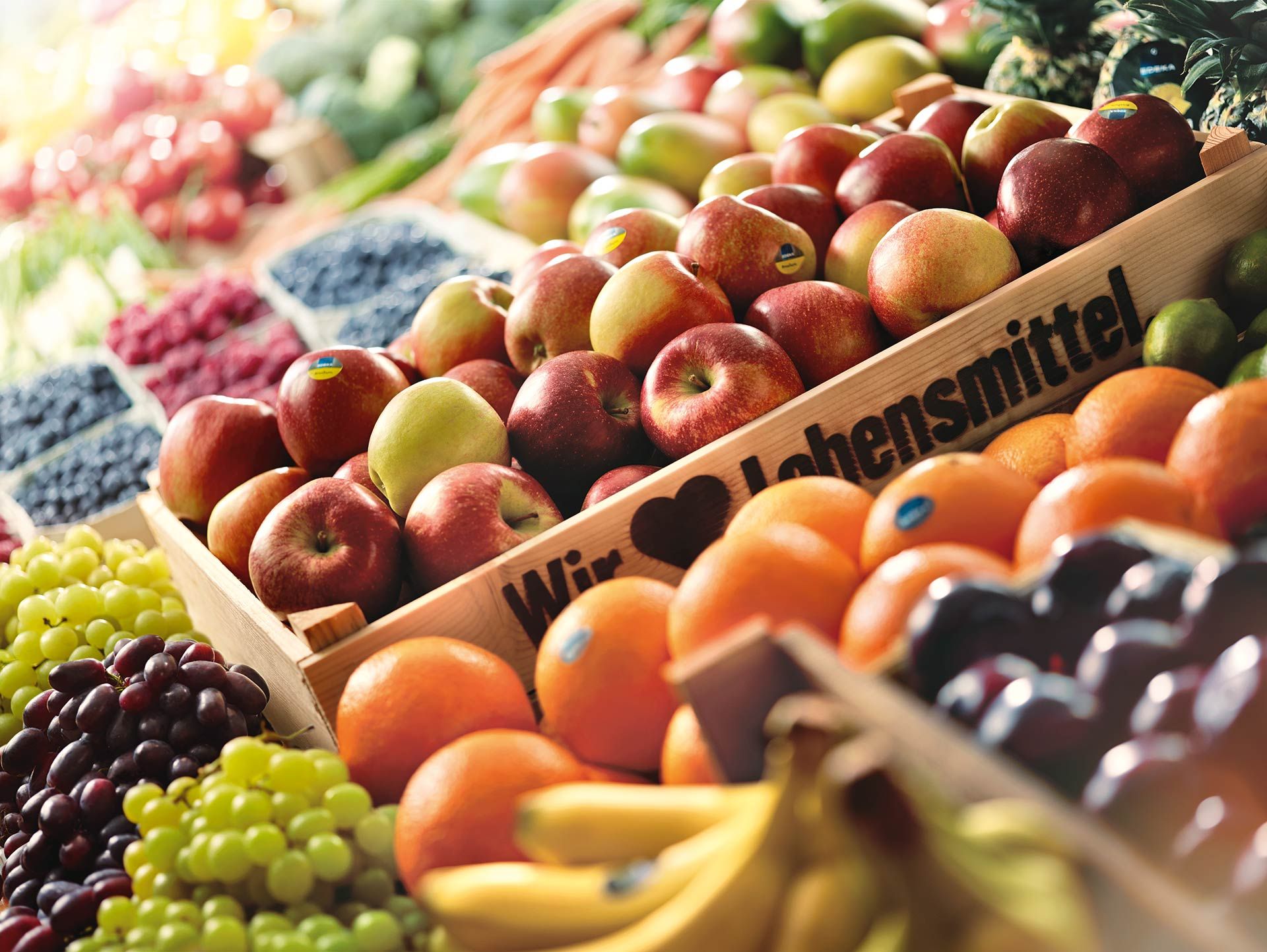 Wir lieben Lebensmittel